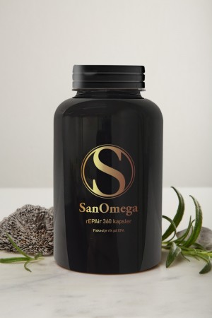  SanOmega rEPAir Omega-3 kapsler - Fiskeolje rik på EPA! - 6 pakning ( Du sparer 384 kr ) 